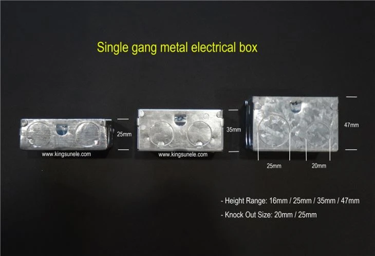 1 Gang Cut In Box
