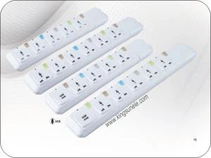 Удължително проводник се превключва индивидуално с USB
