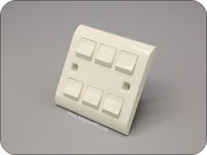 6 Gang светлинен превключвател